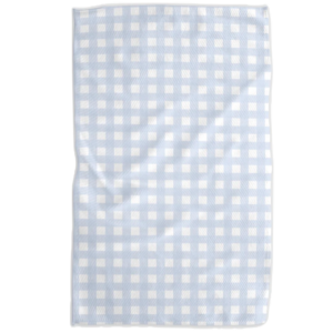 Light Blue Gingham Tea Towel