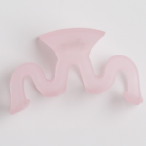 Pink Squiggle Hair Clip