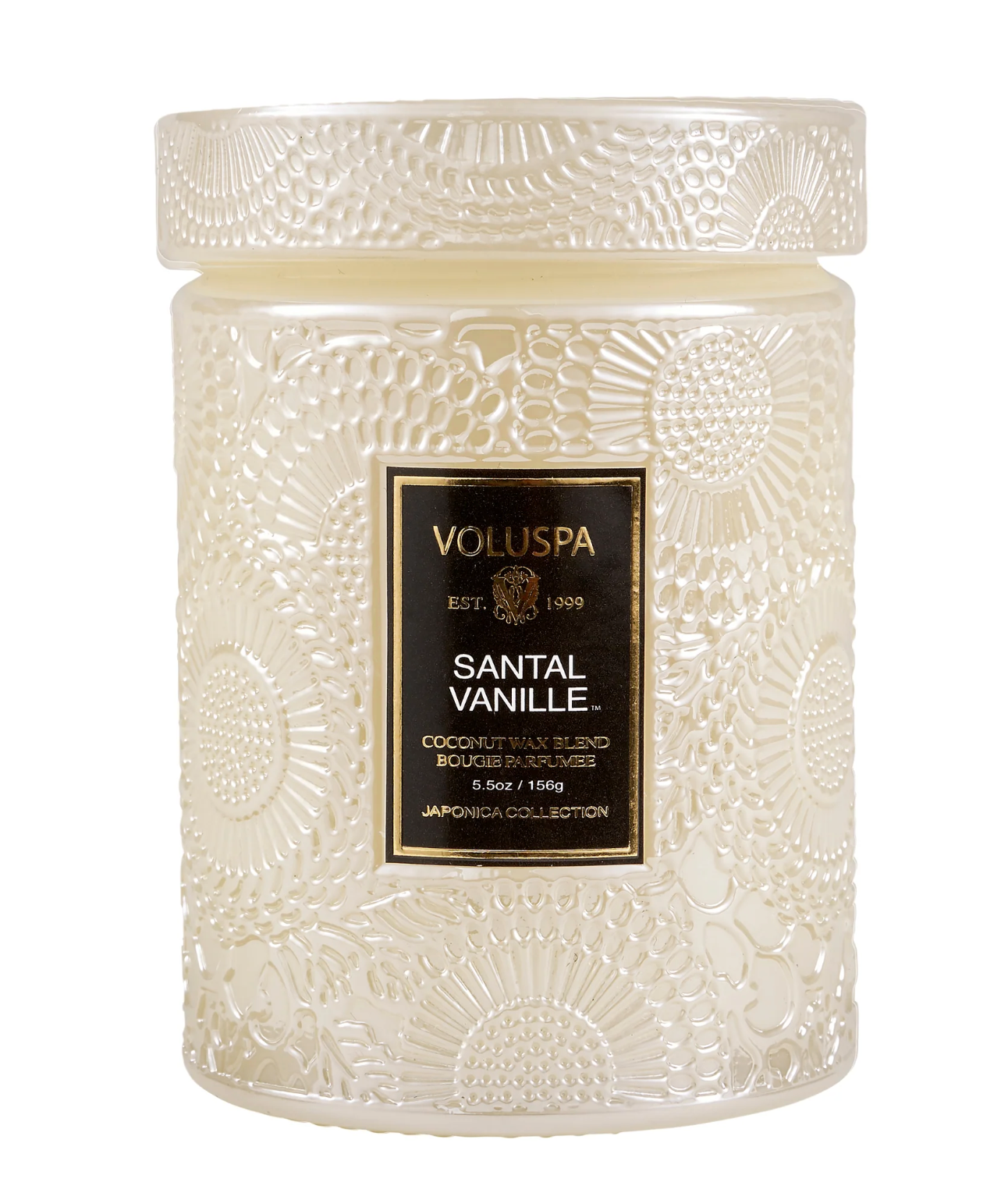 Santal Vanille Medium Glass Jar Candle