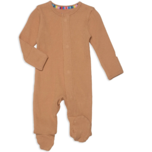 Doe Waffle Modal Footie (0-3 M)