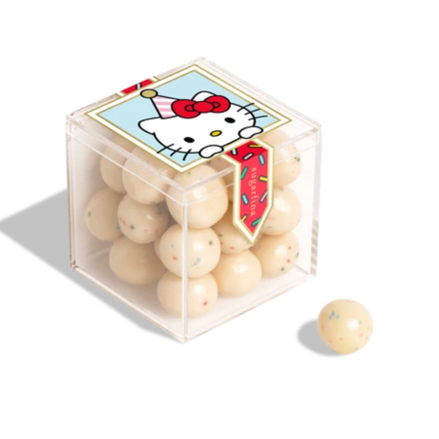 Hello Kitty® Birthday Cake Cookies - Small Candy Cube