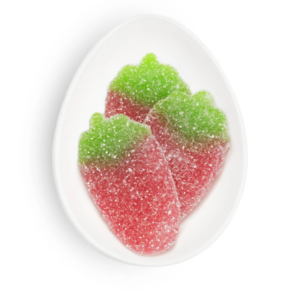 Sour Strawberries - Small Candy Cube