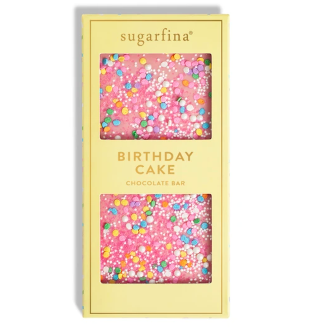 Pink Birthday Cake Confetti Chocolate Bar - Sugarfina
