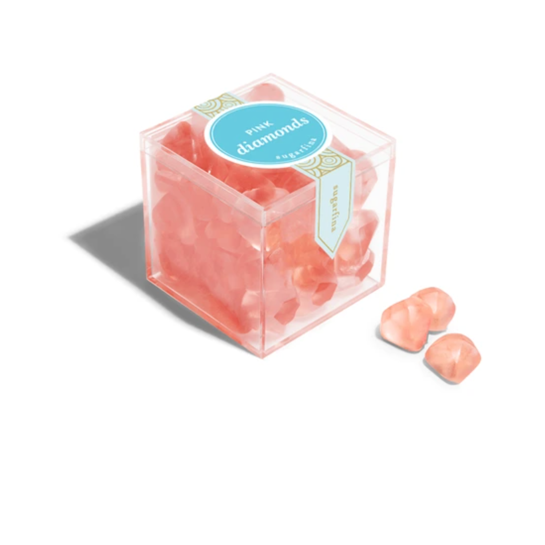 Pink Diamonds - Small Candy Cube