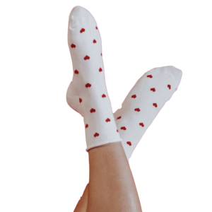 Tiny Heart Crew Socks