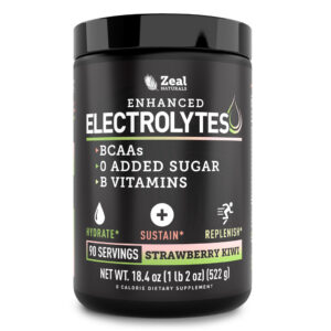 Enhanced Electrolytes Powder (Strawberry Kiwi - 90 Servings)