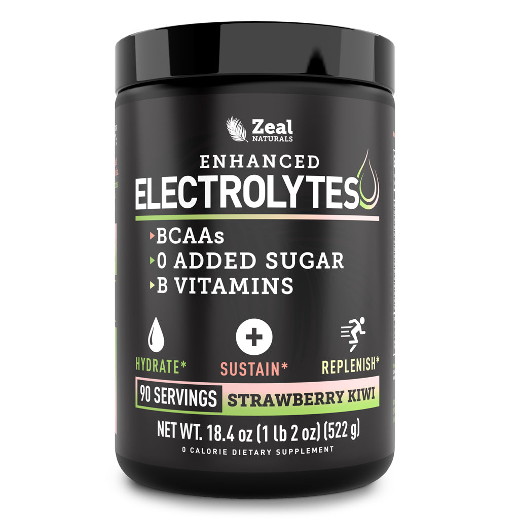 Enhanced Electrolytes Powder (Strawberry Kiwi - 90 Servings)