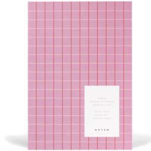Vita Medium Softcover Notebook | Rose Grid