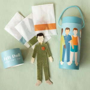 Deluxe Felt Doll Kit - Boy || Hazelnut