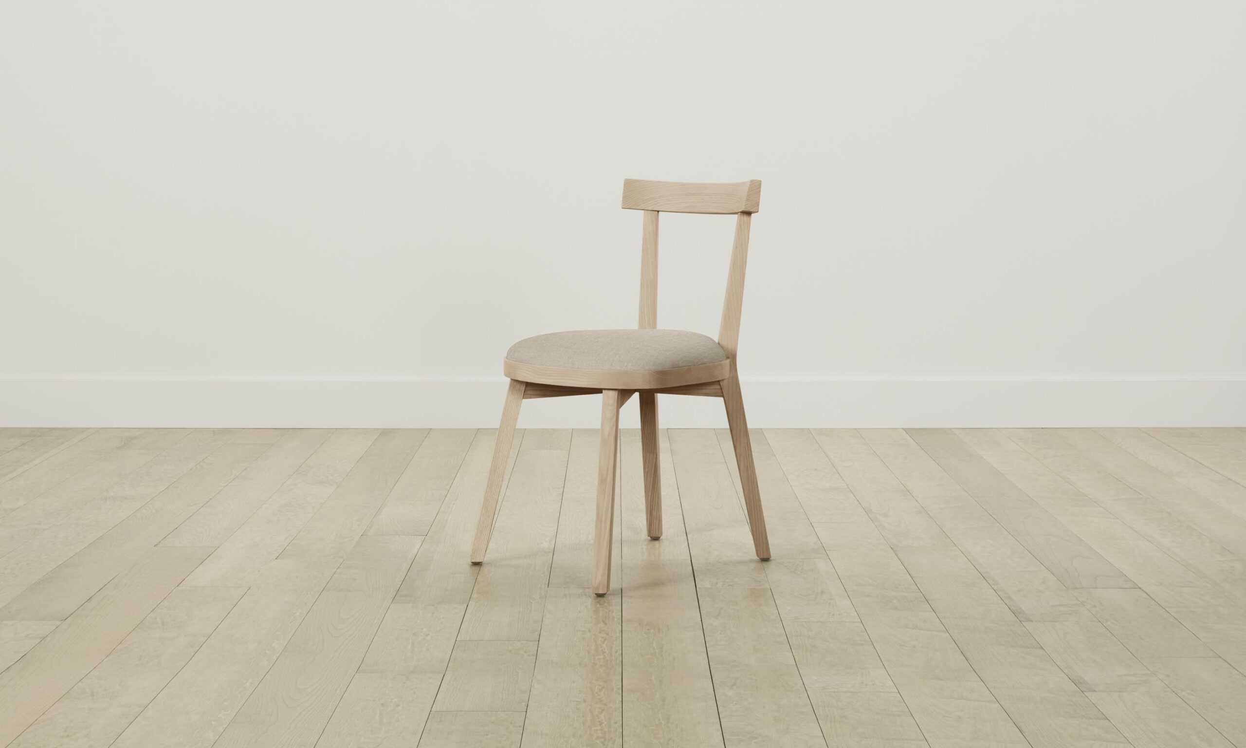 The Allen Dining Chair - Heritage Belgian Linen Alder