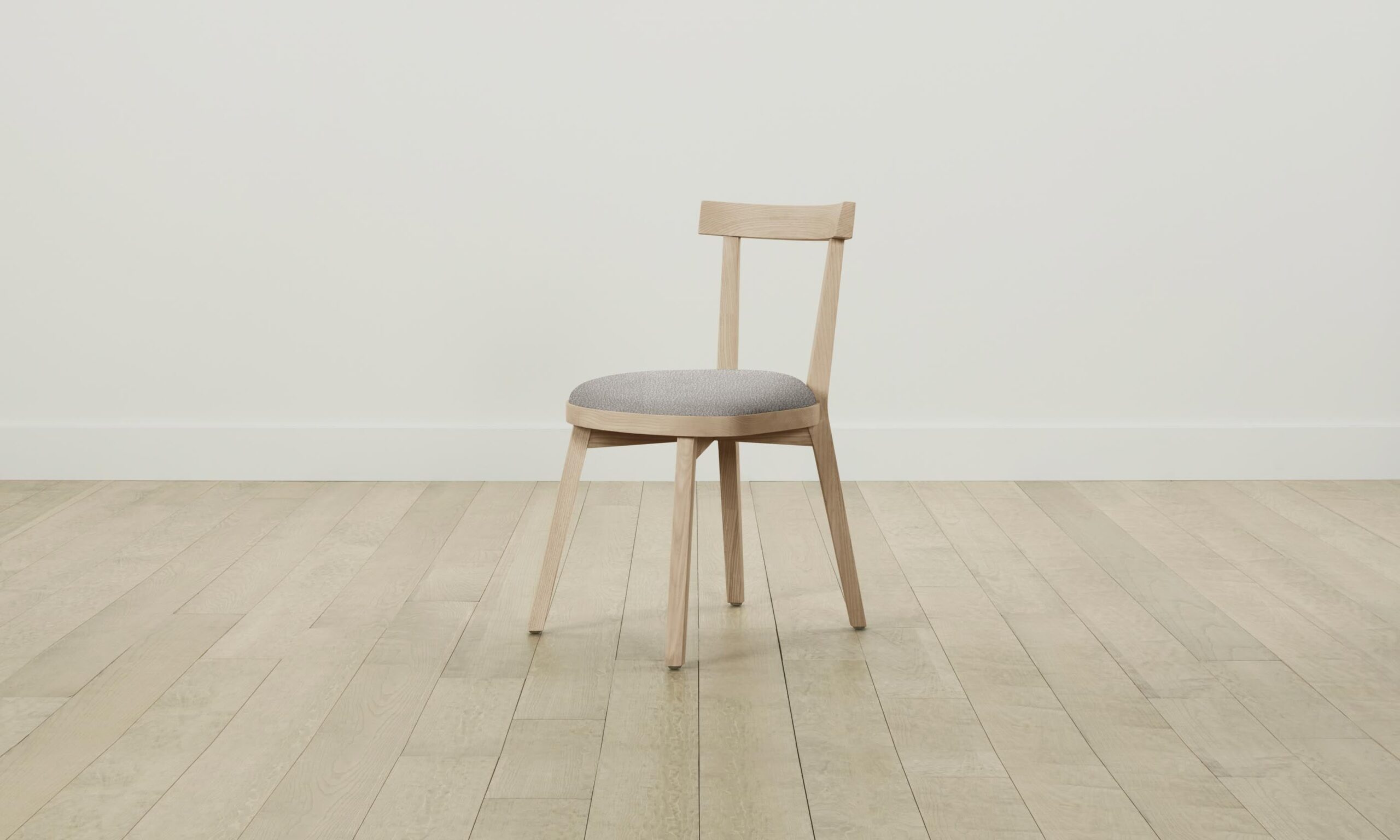 The Allen Dining Chair - Italian Bouclé Fossil
