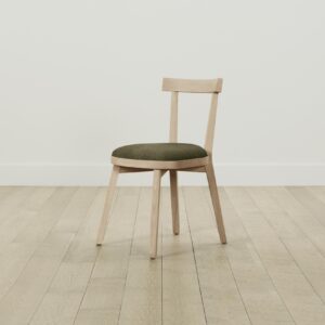 The Allen Dining Chair - Mohair Moss
