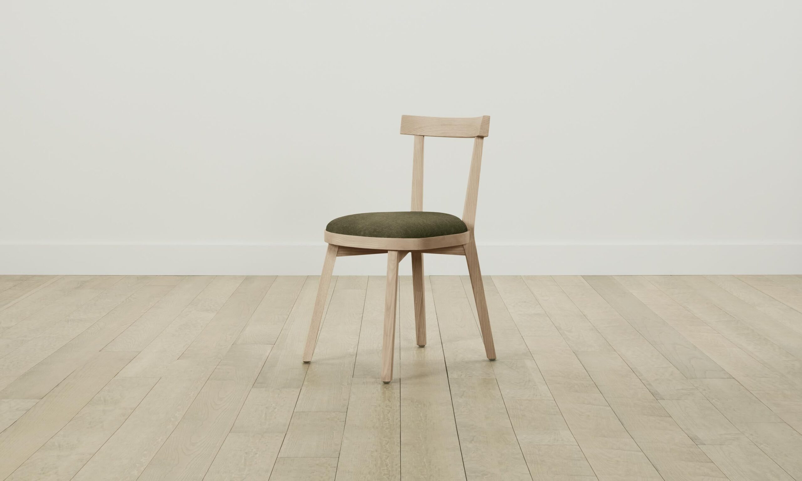 The Allen Dining Chair - Mohair Moss