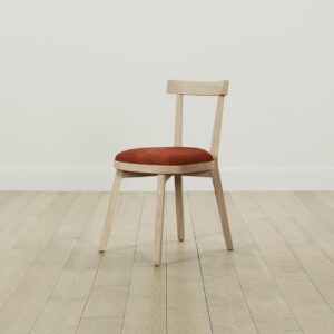 The Allen Dining Chair - Mohair Spice