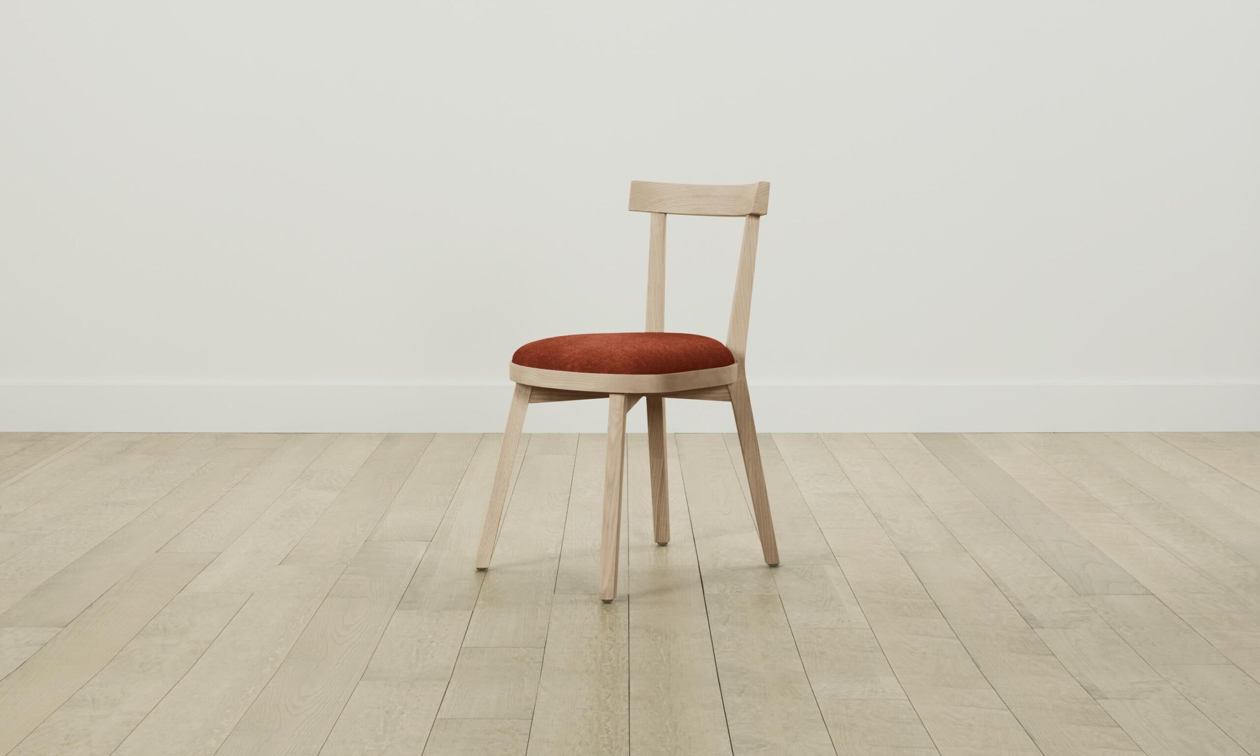 The Allen Dining Chair - Mohair Spice
