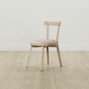 The Allen Dining Chair - Nubuck Leather Sail