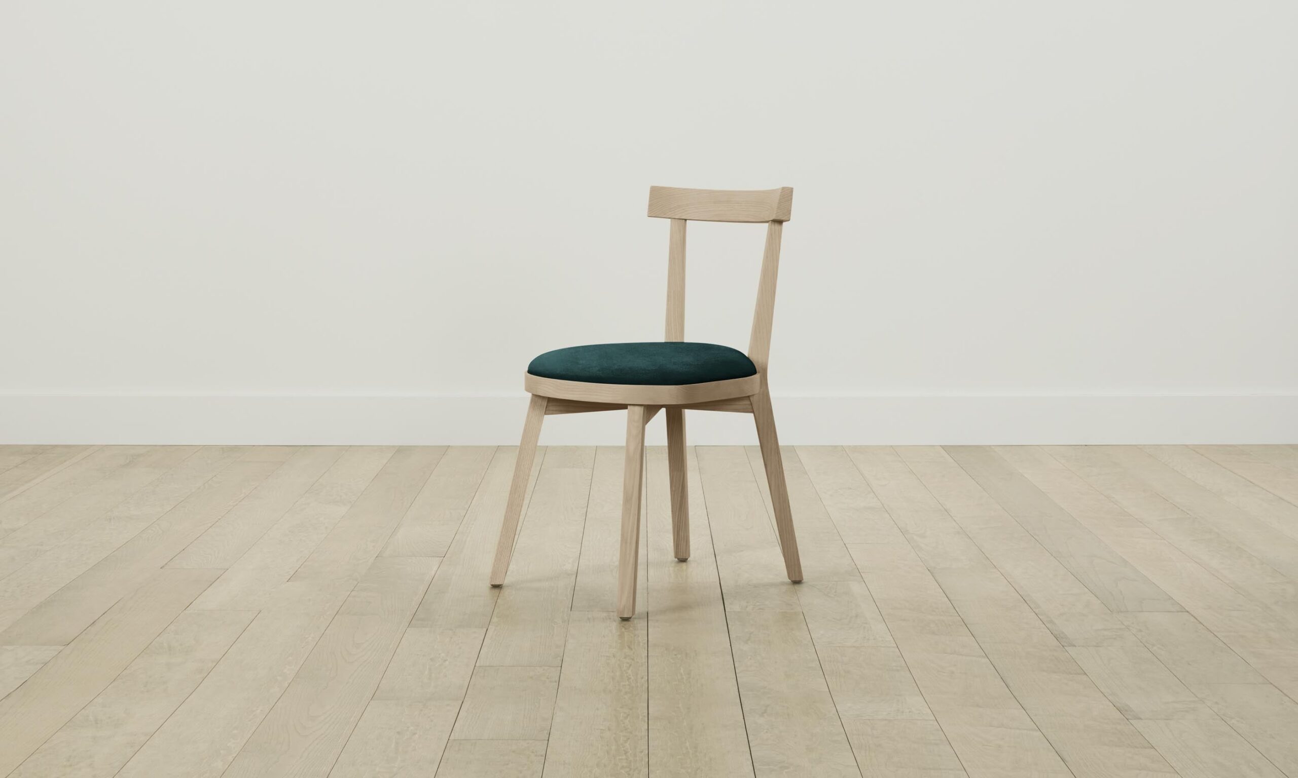 The Allen Dining Chair - Performance Velvet Emerald