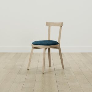 The Allen Dining Chair - Performance Velvet Lagoon