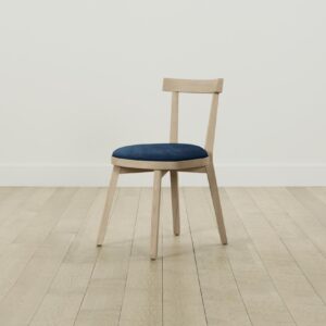 The Allen Dining Chair - Performance Velvet Sapphire