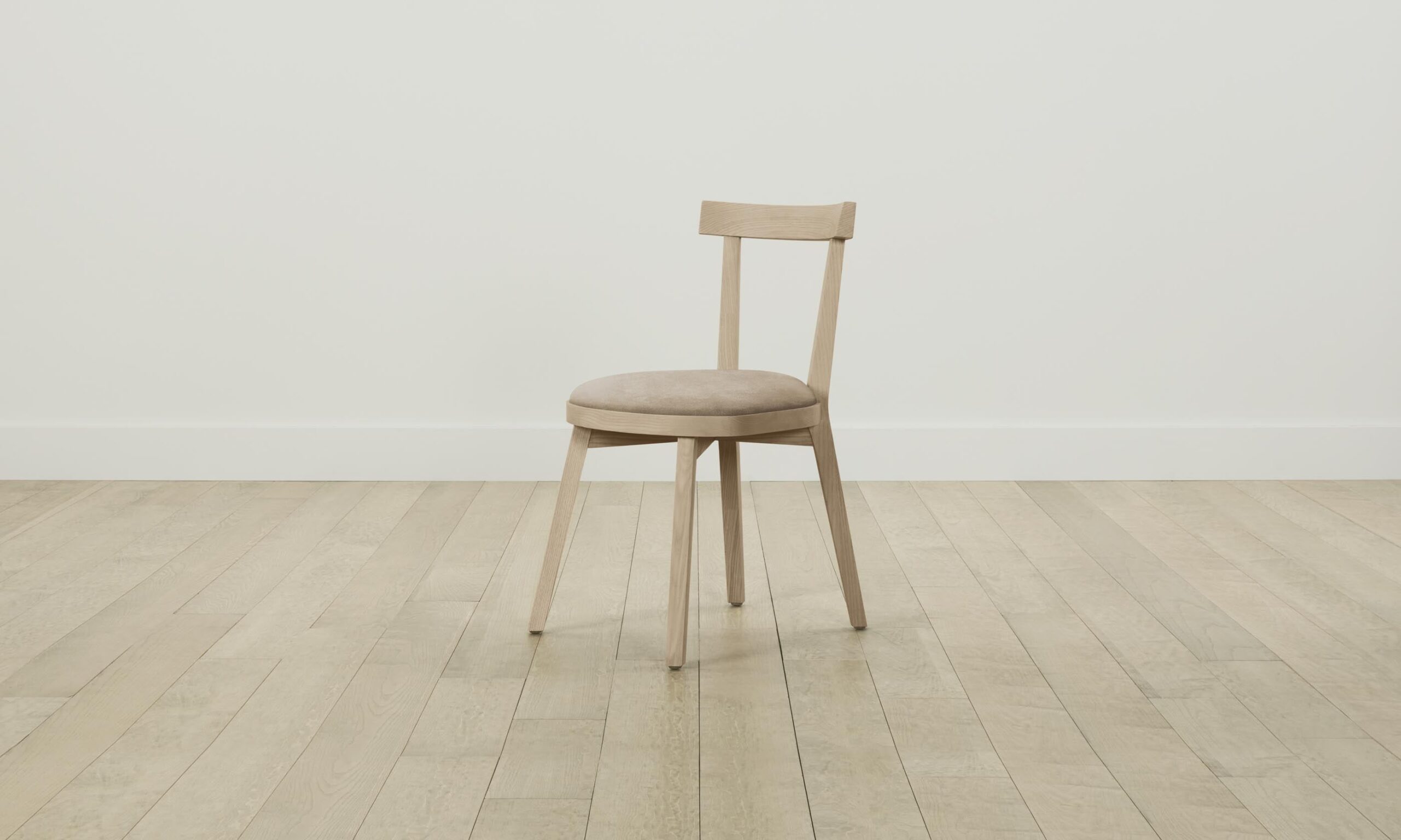 The Allen Dining Chair - Performance Velvet Taupe