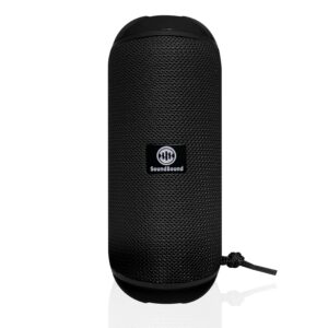 Black Bluetooth Wireless Speaker with Hand Strap