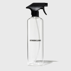 Glass Spray Bottle - for Bathroom Cleaner