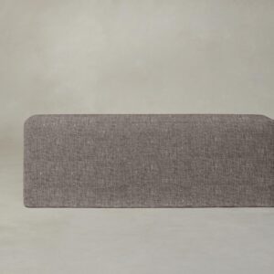 The Beacon Dining Bench - Heritage Belgian Linen Carob