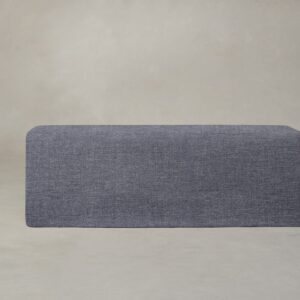 The Beacon Dining Bench - Heritage Belgian Linen Lake