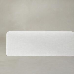 The Beacon Dining Bench - Performance Woven Chenille Lace