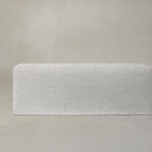 The Beacon Dining Bench - Performance Woven Chenille Steel