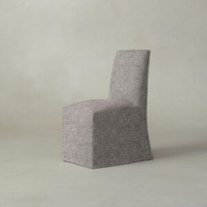 The Beacon Dining Chair - Heritage Belgian Linen Carob