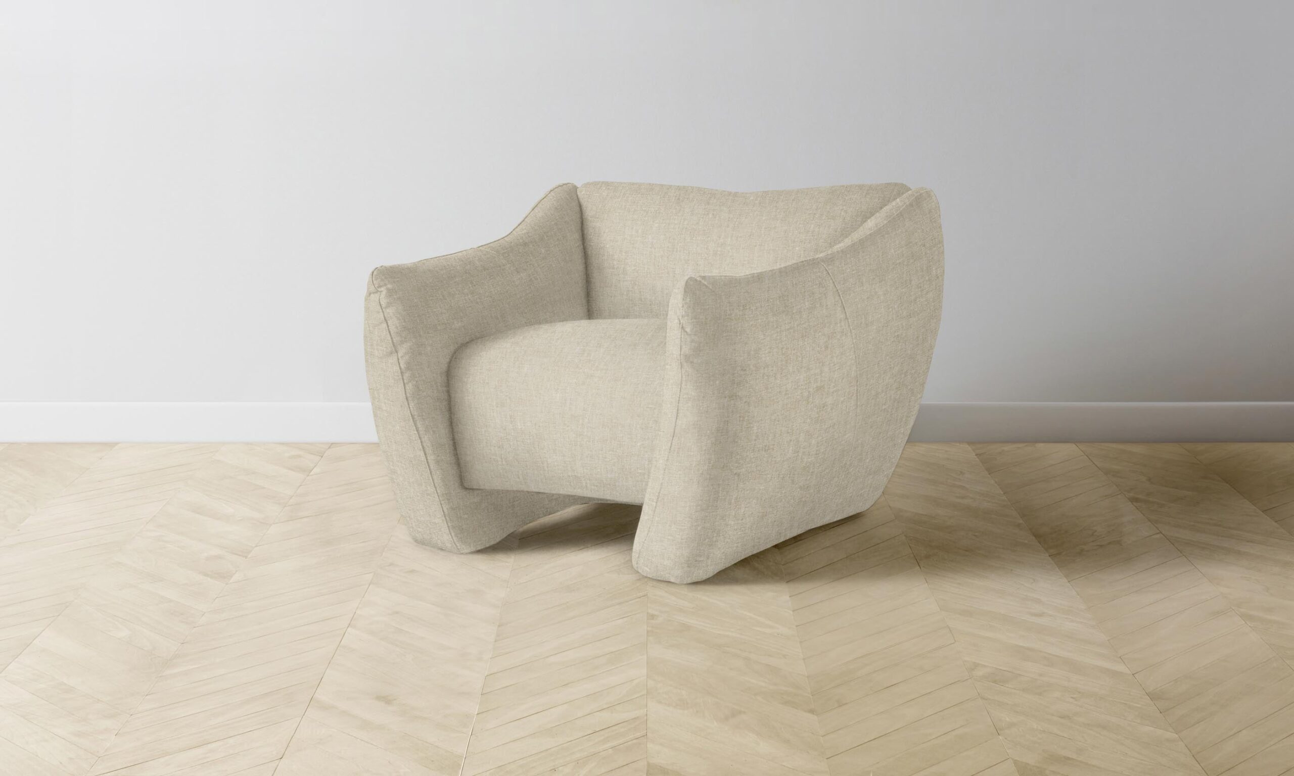 The Bond Chair - Heritage Belgian Linen Alder