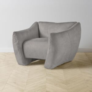 The Bond Chair - Nubuck Leather Asphalt