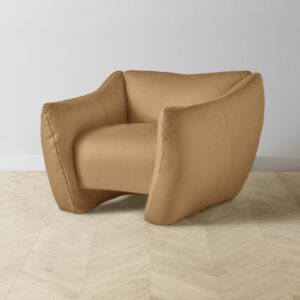 The Bond Chair - Pebbled Leather Latte