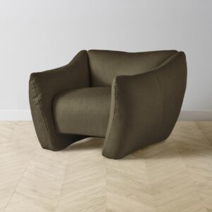 The Bond Chair - Pebbled Leather Truffle