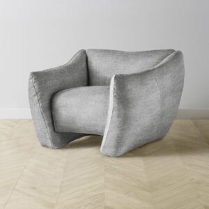 The Bond Chair - Performance Textured Tweed Alpine