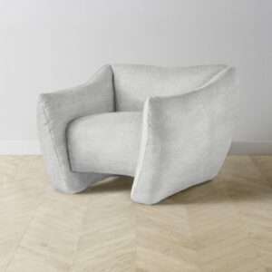 The Bond Chair - Performance Textured Tweed Dove