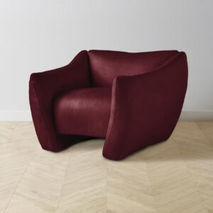 bond-chair_performance-velvet-merlot_one-finish2.0.jpg The Bond Chair - Performance Velvet Merlot