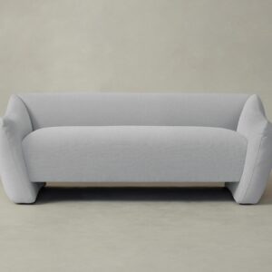 bond-settee_performance-textured-linen-mineral_one-finish2.0.jpg The Bond Settee - Performance Linen Weave Cloud
