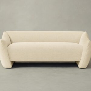 The Bond Settee - Performance Woven Chenille Desert