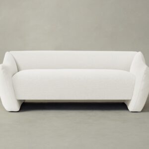 The Bond Settee - Performance Woven Chenille Lace