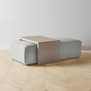 bowery-ottoman_merino-heather-grey_driftwood2.0.jpg The Bowery Ottoman - Merino Heather Grey