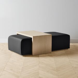 bowery-ottoman_pebbled-leather-ink_driftwood2.0.jpg The Bowery Ottoman - Pebbled Leather Ink