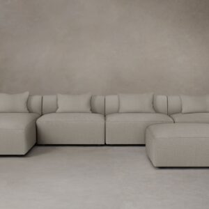 The Breuer Modular Sectional - Performance Textured Linen Flax