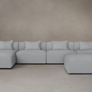 The Breuer Modular Sectional - Performance Linen Weave Cloud