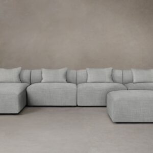 The Breuer Modular Sectional - Performance Textured Tweed Dove