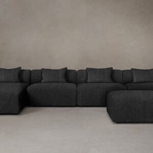The Breuer Modular Sectional - Performance Tweed Char