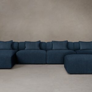 The Breuer Modular Sectional - Performance Tweed Denim