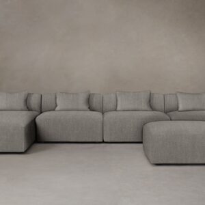 The Breuer Modular Sectional - Performance Tweed Oatmeal