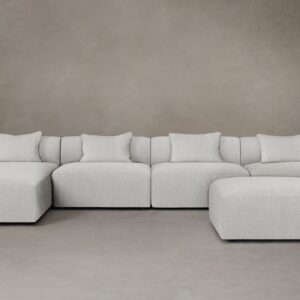 The Breuer Modular Sectional - Performance Tweed Salt